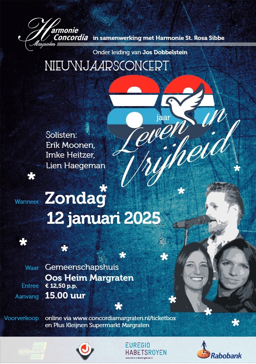 Nieuwjaarsconcert 2025: 80 jaar leven in vrijheid